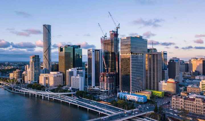 Skyline view of Brisbane, Australia