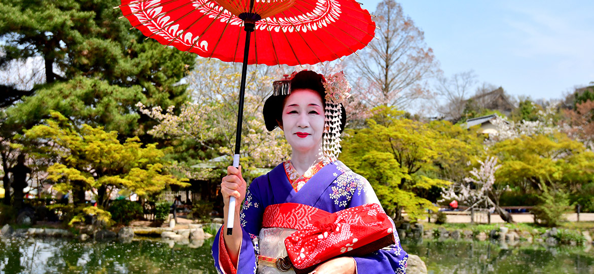 Traditionel japansk kvinde