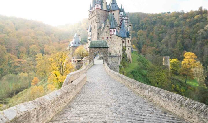 Eltz Castle is an iconic fairytale castle surrounded by nature in the German woods.