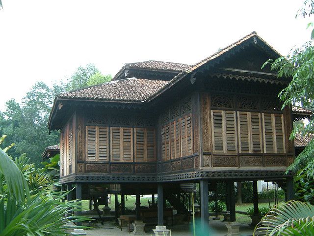 malaysisk kampong hus