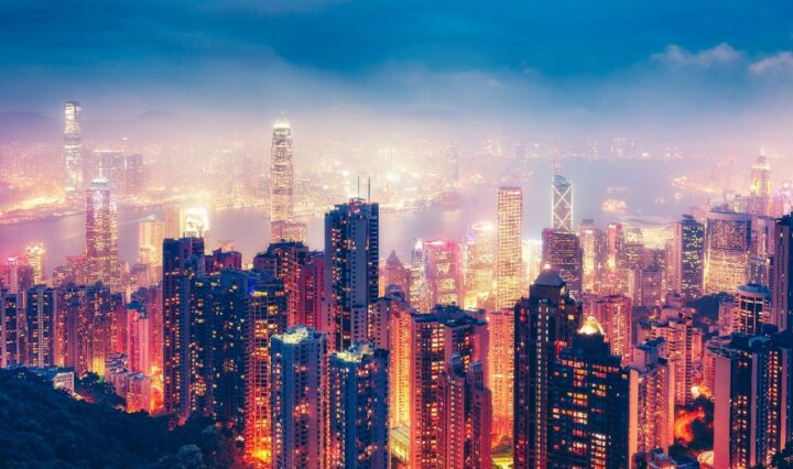 Hong Kong City at Night