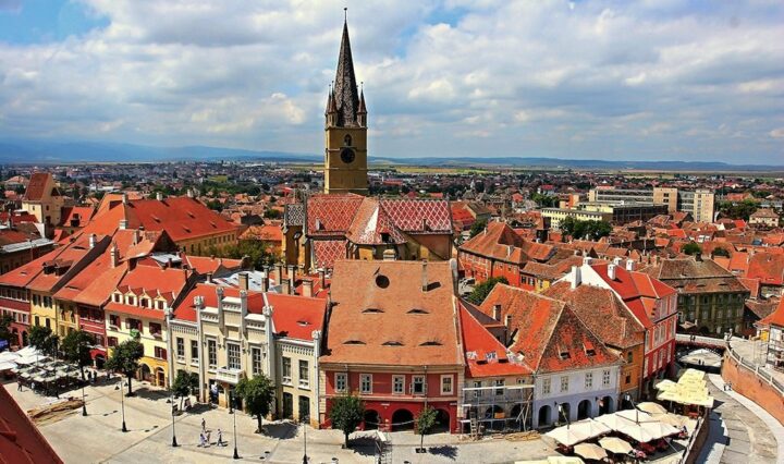 Sibiu panorama view