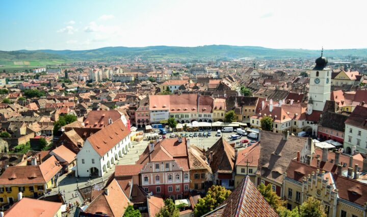 A view of Sibiu, Romania