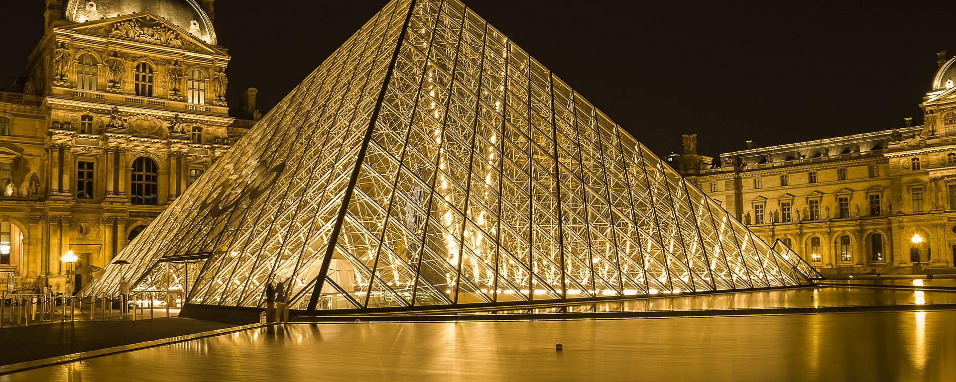 Louvre Museum and Pyramid