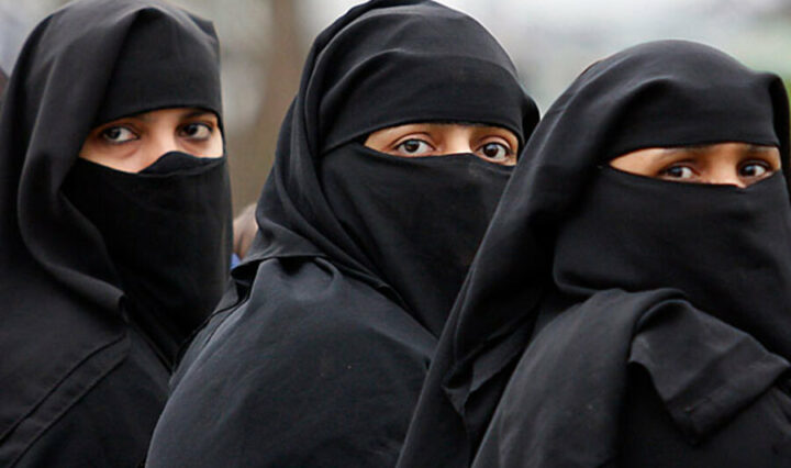 Women with the veil