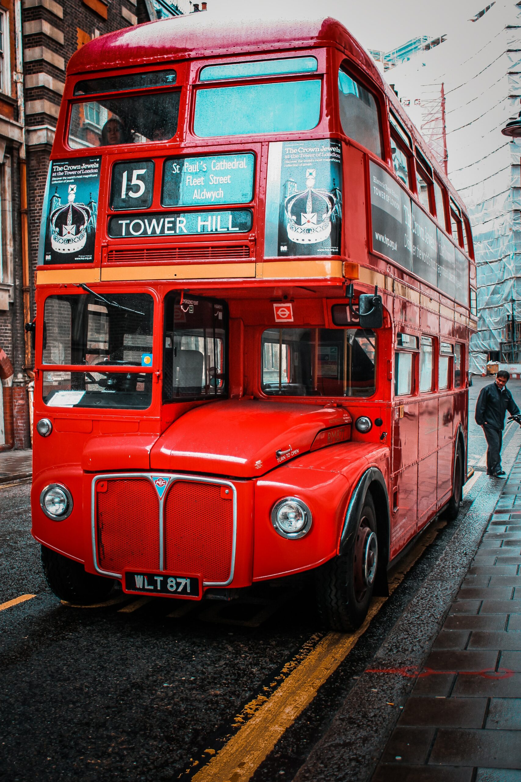 Двуетажен автобус в Лондон