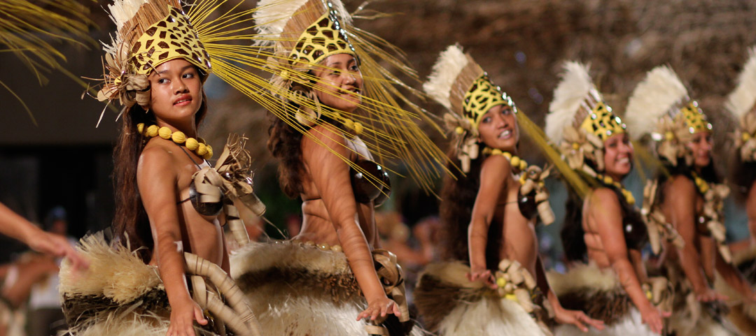 heiva dancers wearing traditional costume