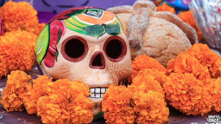 Marigolds on the Day of the Dead.