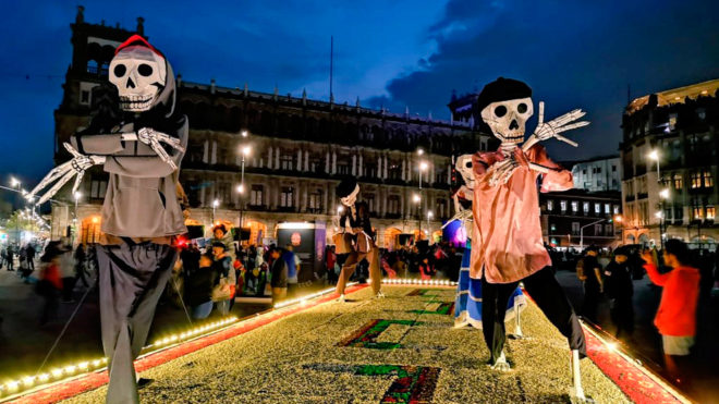 Day of the Dead festivities at Aguascalientes. 