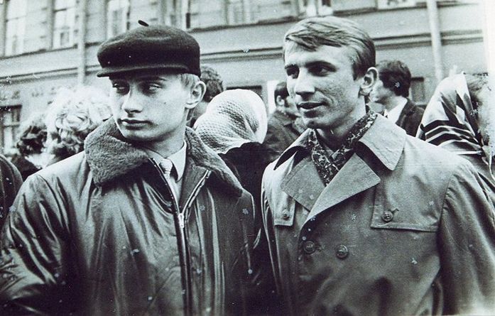 Russian President Vladimir Putin during the years of his KGB training in Leningrad in the mid-1970s.