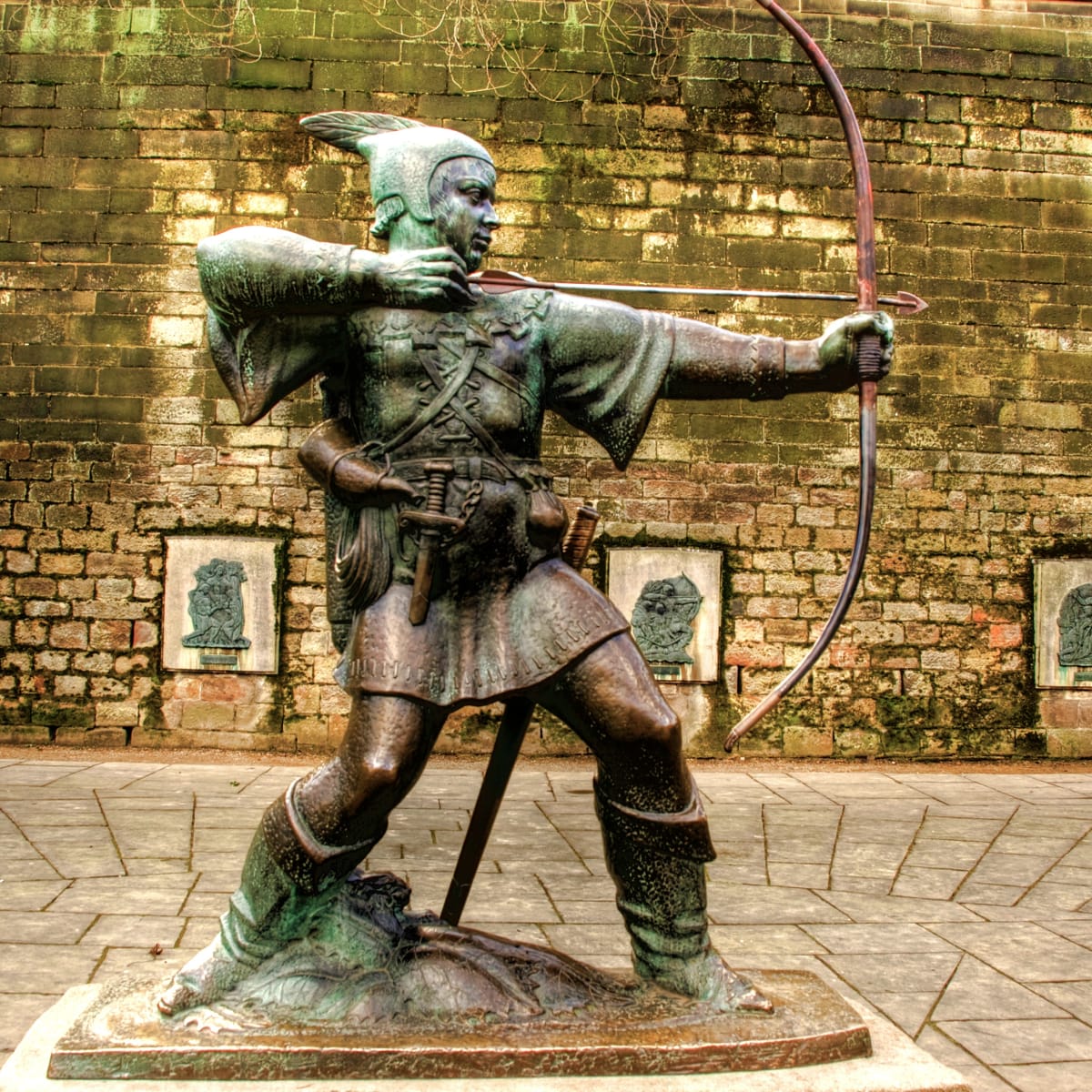 Robin Hood -statue.