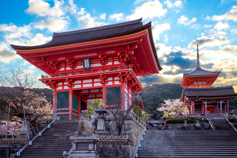 Kiyomizu-dera-templet, Japan