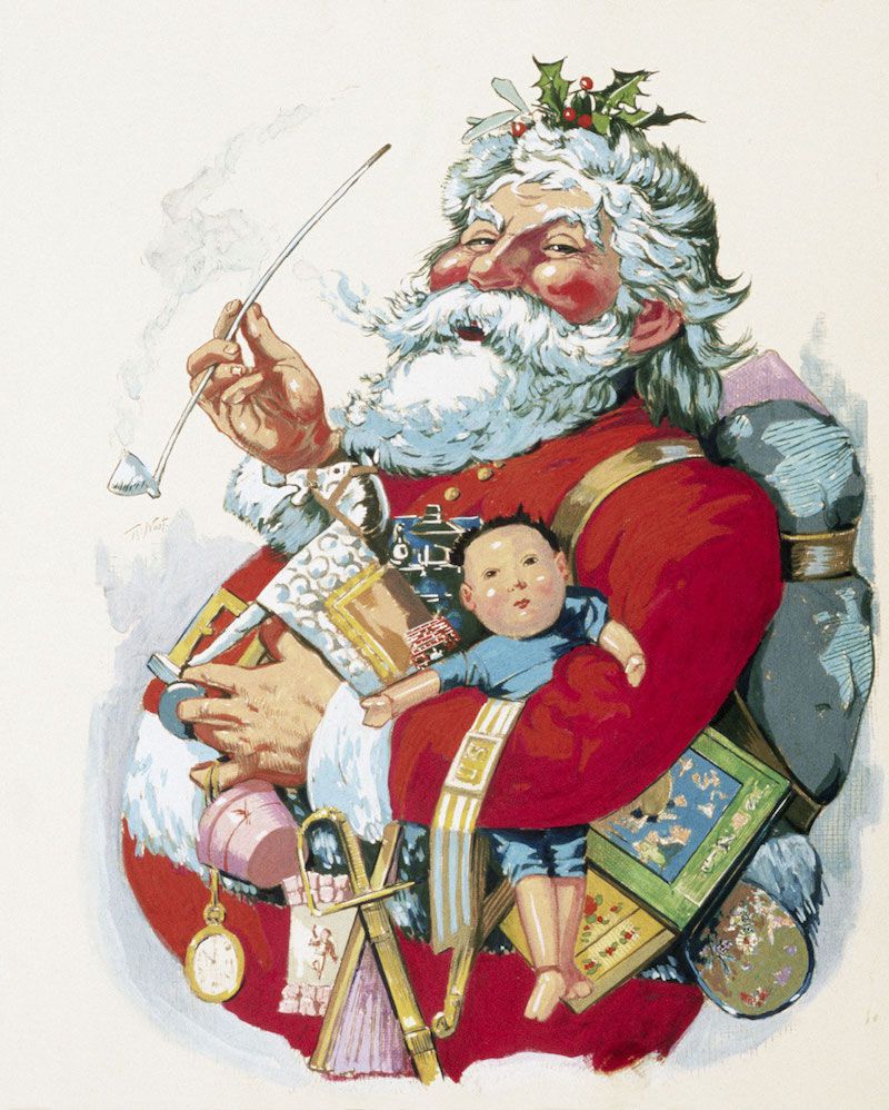 Thomas Nast Santa Claus cartoon.