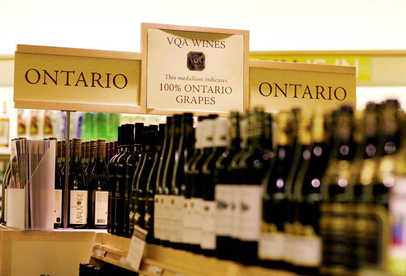Image of wine aisle