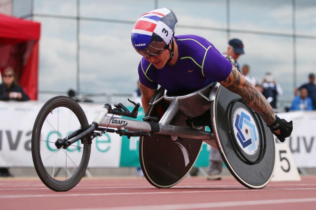 British paralympic athlete David Weir