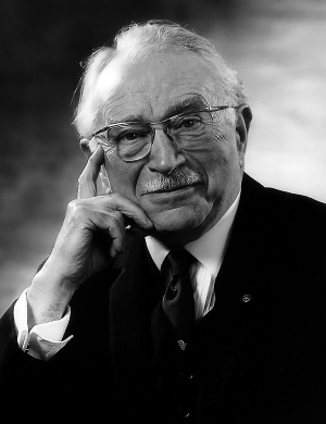 black and white portrait of Dr. Ludwig Guttmann