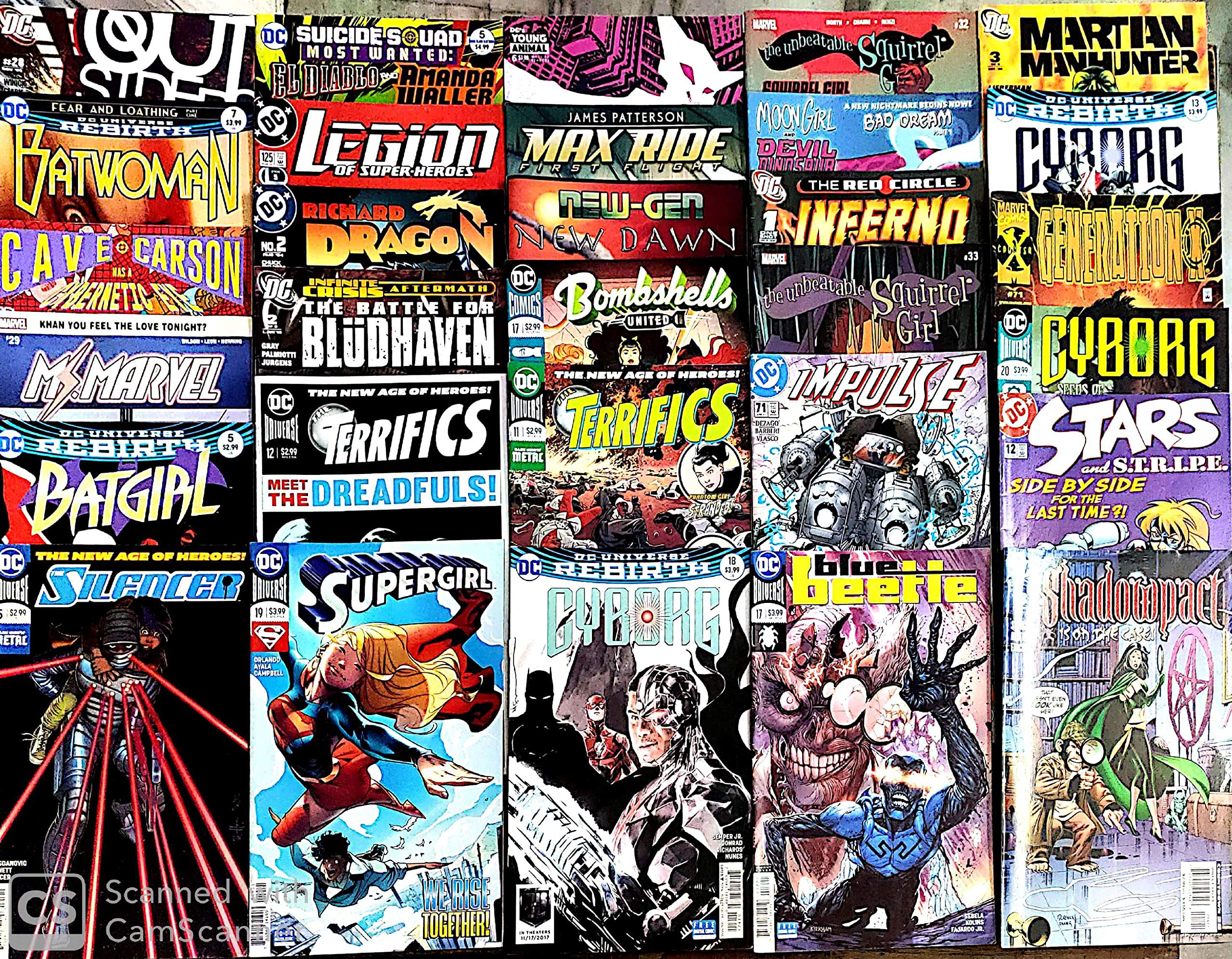 Colecția de benzi desenate Marvel și DC