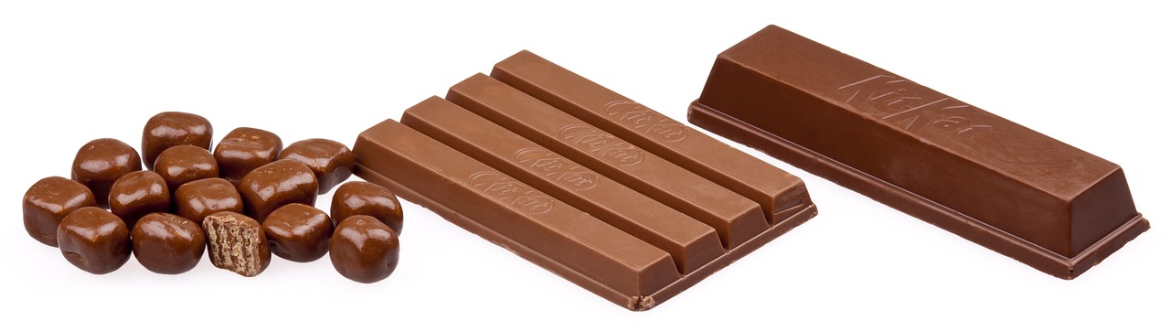Kit Kat chokolade i forskellige former