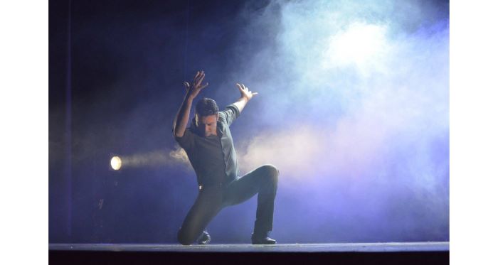 Greek dance Zeibekiko which is performed solo