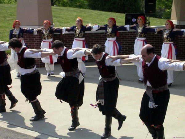 The most popular Greek dance Syrtaki