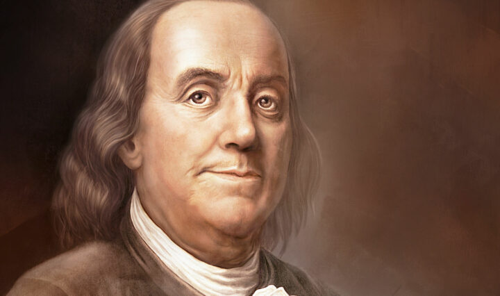 Benjamin Franklin portræt