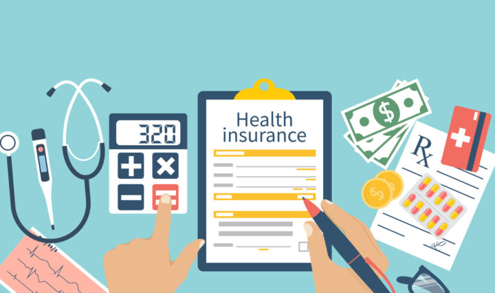 Filling out health insurance