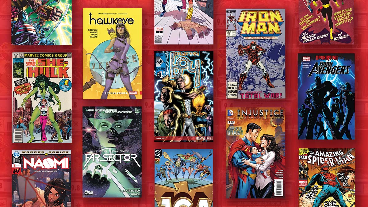 Some popular and "contervercial" comic books