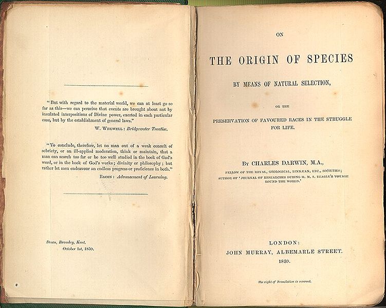 книга Чарлз Дарвин Произход на видовете