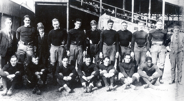 The Akron Pros won the first APFA (NFL) Championship in 1920.