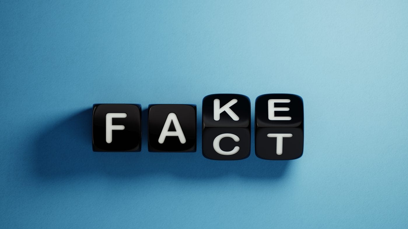 Fake/Fact cubes