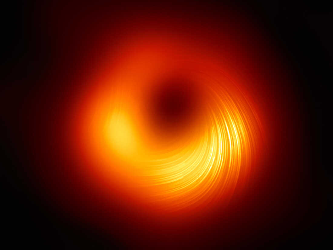 A recent image of a black hole from the Event Horizon Telescope.