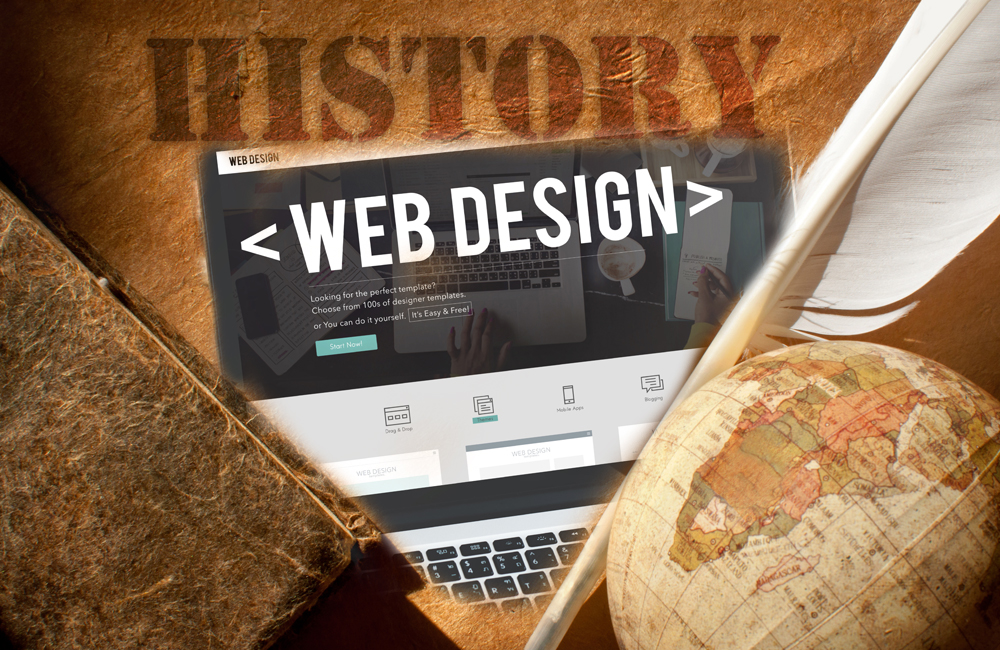 Webdesigns historie