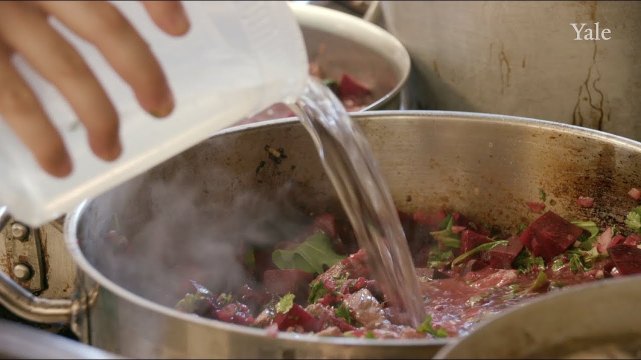 lamb stew with beetroot