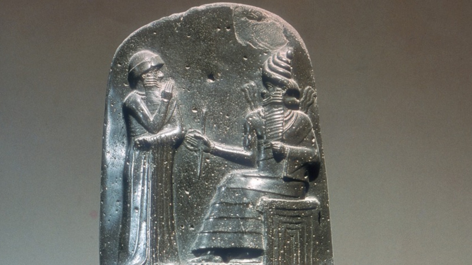 top of the law code stele