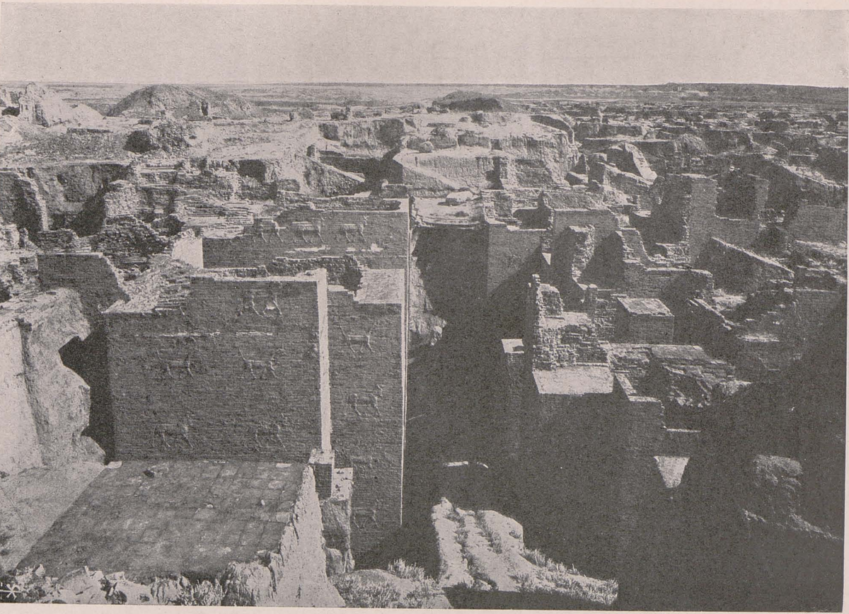 koldewey's image of babylon's ruins