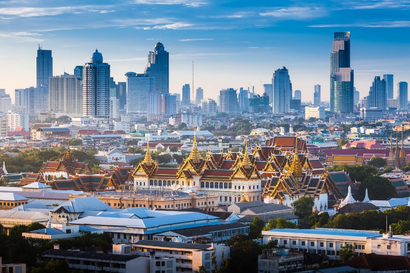 Aerial View of Bangkok