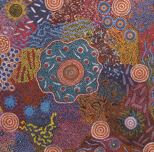 The fascinating Aboriginal dot painting