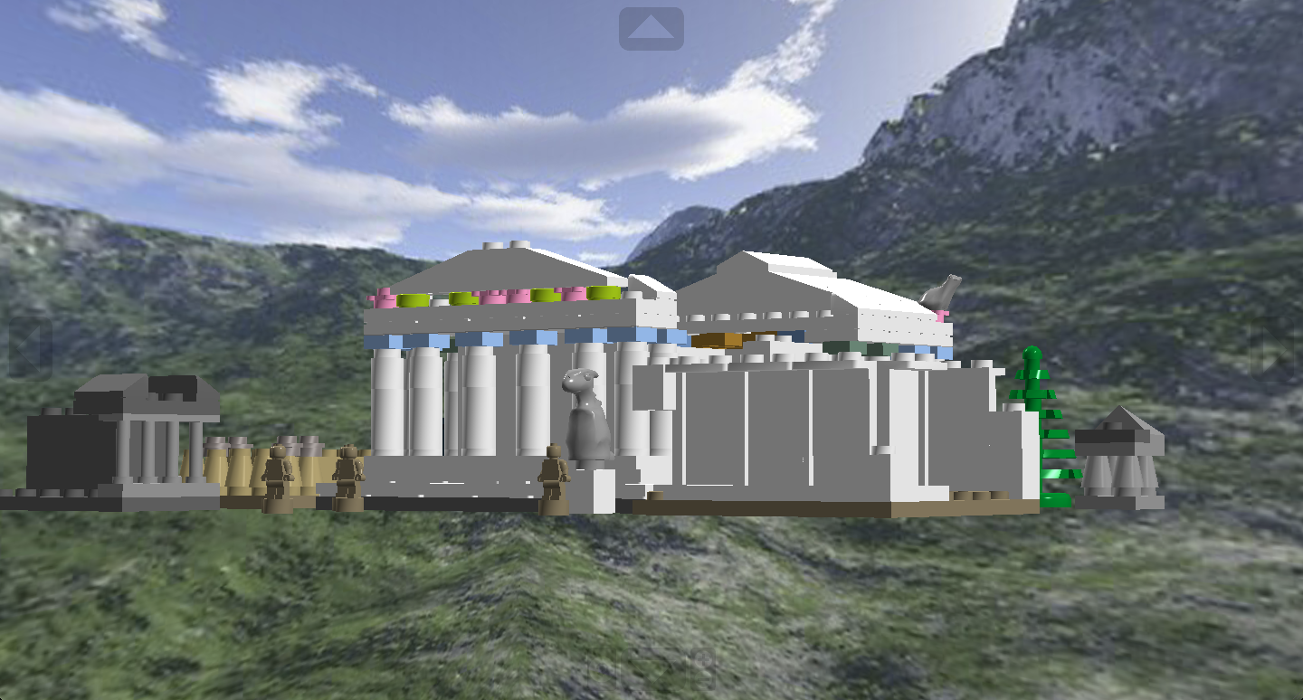 Templu LEGO ruinat