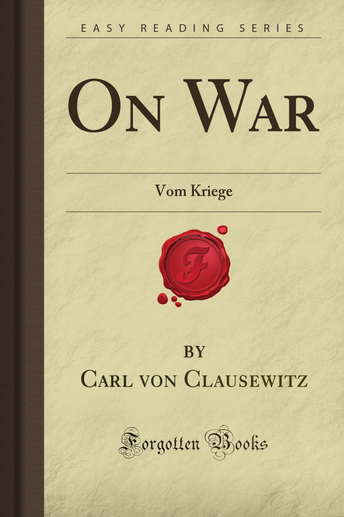 book cover of On War
