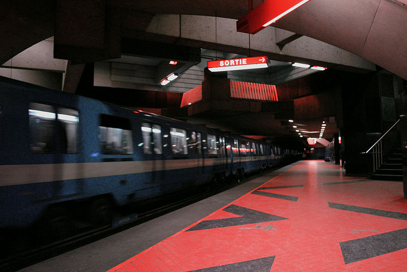 Infama și incitantă stație de metrou Arcadie din regiunea Quebec. O adevărată operă de artă.