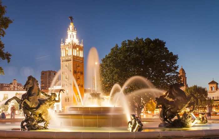J.S. Nichols Memorial Fountain in the City of Fountains