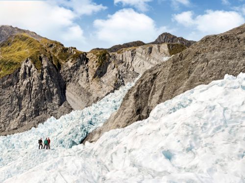 Зашеметяващият леден пейзаж на ледника Франц Йосиф, Нова Зеландия