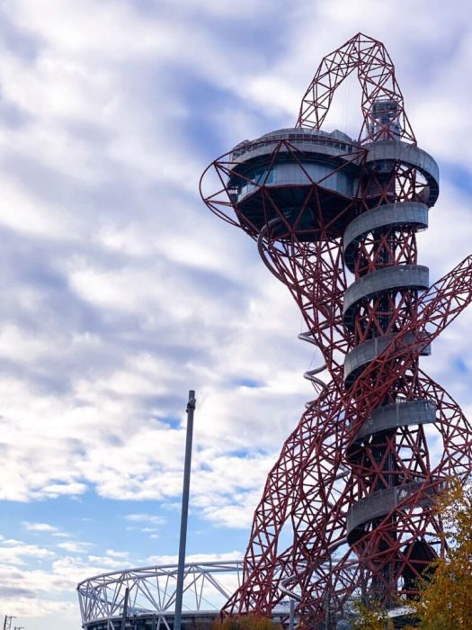 Очарователната скулптура ArcelorMittal Orbit от Аниш Капур, посветена на Олимпийските игри, Лондон