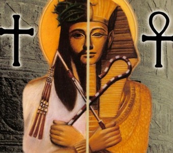 Image of Jesus and Osiris side by side