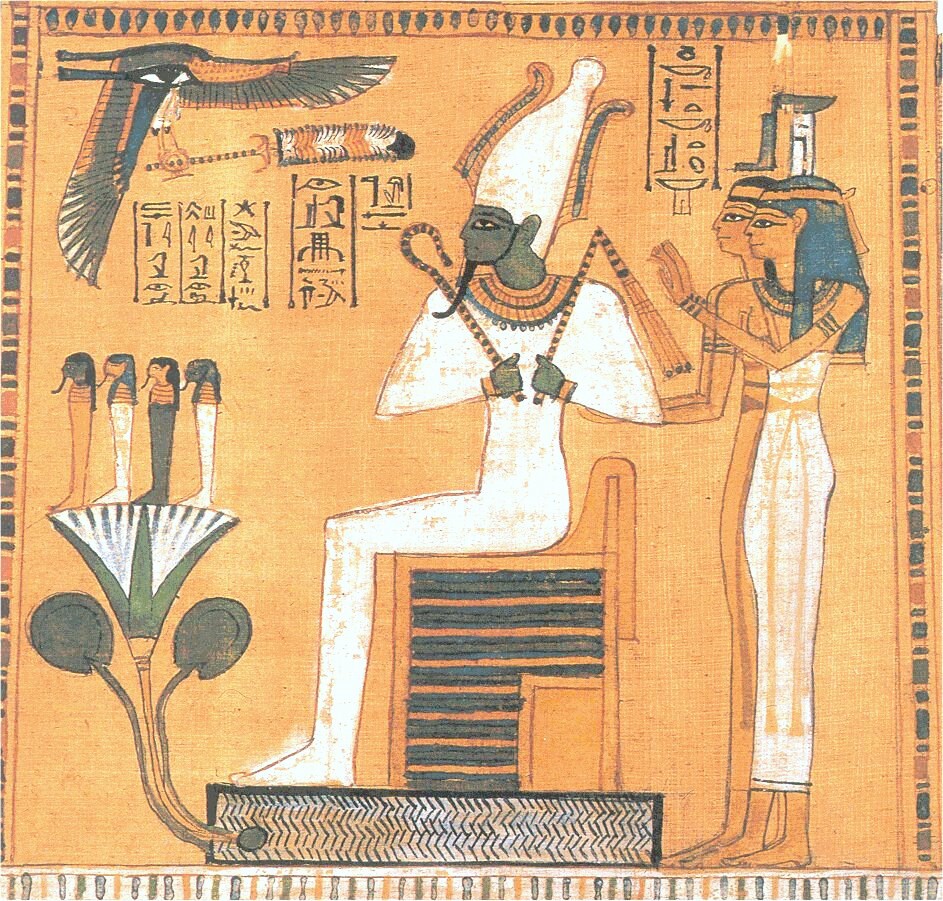 ancient egyptian art of osiris
