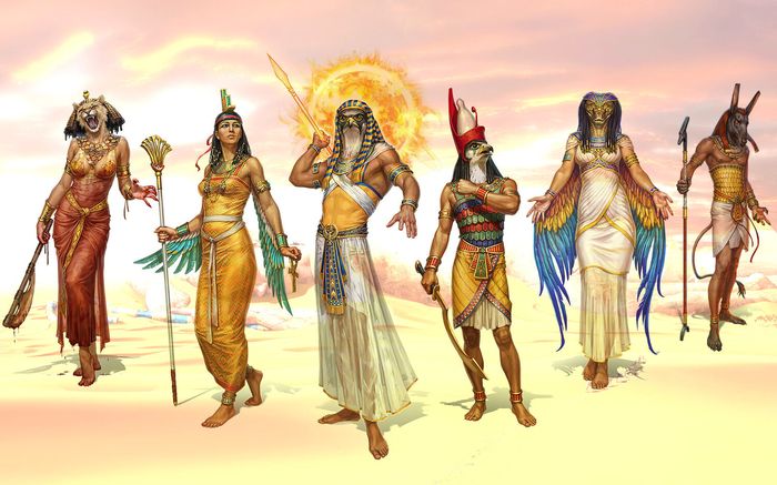 Egyptiske mytologiske fortællinger