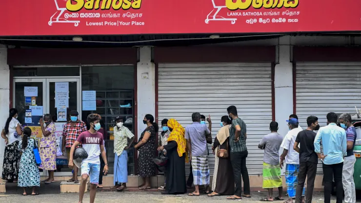 Økonomisk krise i Sri Lanka