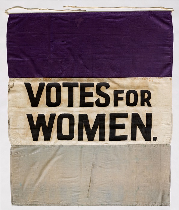 Color image of woman's suffrage movement
