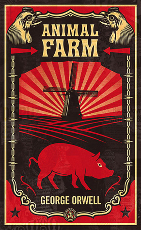 Animal Farm by George Orwell. A novel commonly taught in American high schools.