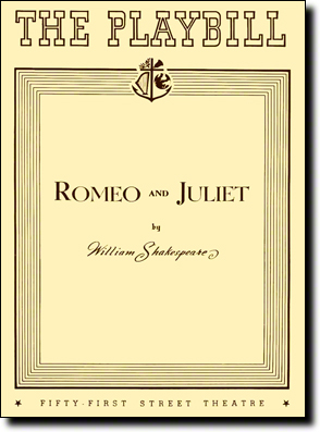 William Shakespeare's Romeo and Juliet. Commonly read in American high schools.